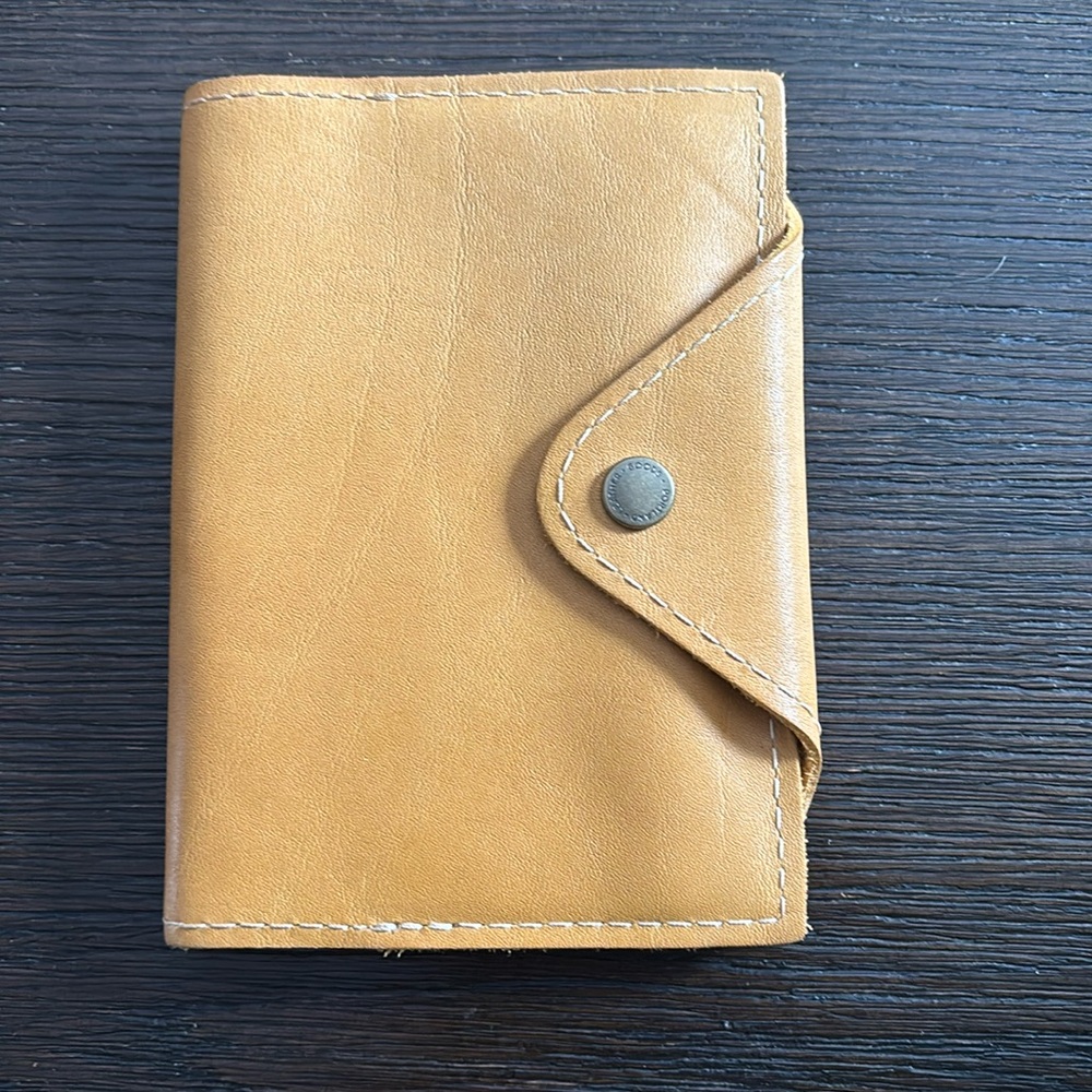 EUC Portland Leather Good Small Snap Journal - Sunflower